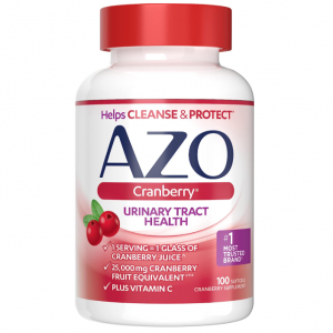 AZO Cranberry Urinary Tract Health Supplement, Non-GMO 100 Softgels @ Amazon