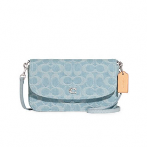 30% Off COACH Hayden Washed Denim Crossbody Bag @ Saks Fifth Avenue