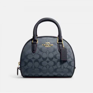 70% Off Coach Sydney Satchel In Signature Chambray @ Coach Outlet
