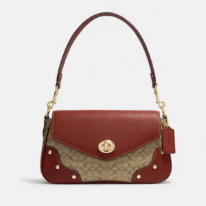 70% Off Coach Millie Shoulder Bag In Colorblock Signature Canvas @ Coach Outlet