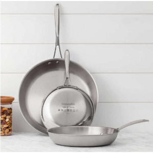 Calphalon 3-Piece Tri-Ply Clad Stainless Steel Skillet Set @ Costco
