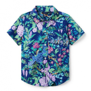 37% Off Floral Poplin Shirt @ Janie and Jack