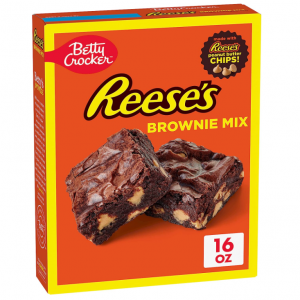 Betty Crocker REESE'S Peanut Butter Premium Brownie Mix, 16 oz @ Amazon