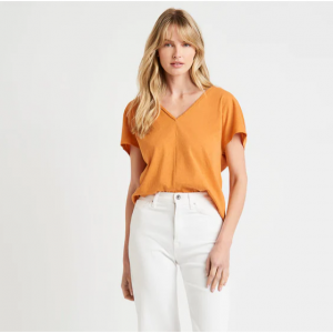 Splendid Ali Heather Lurex V领T恤