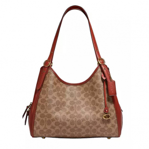 50% Off COACH Coated Canvas Signature Lori Shoulder Bag @ Belk