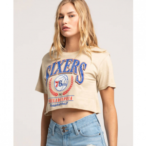 PHILLY 76ERS 女士短款T恤
