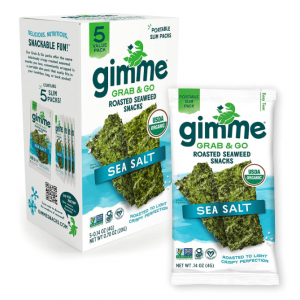 gimMe Grab & Go - Sea Salt - 5 Count -Go Snack for Kids Adults @ Amazon