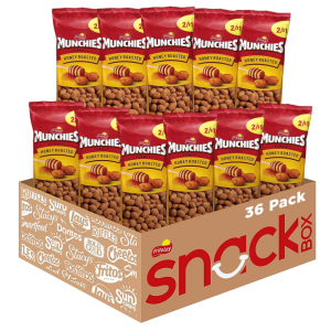 Munchies Honey Roasted Peanuts, 1.37 Oz Bags, Pack of 36 @ Amazon