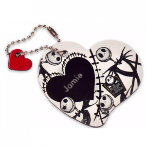 Jack Skellington 皮革行李牌 – 可个性化