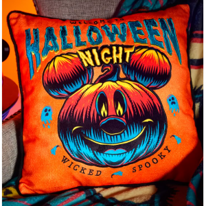 米老鼠万圣节南瓜灯枕头