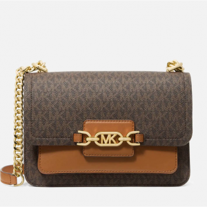 MICHAEL Michael Kors Women's Heather Large Shoulder Bag - Brown/Acorn