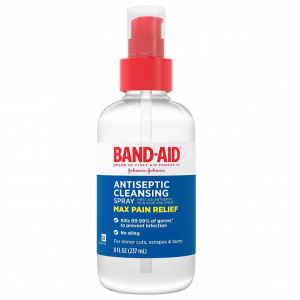 Band-Aid Brand Antiseptic Cleansing Spray, 8 fl. oz @ Amazon
