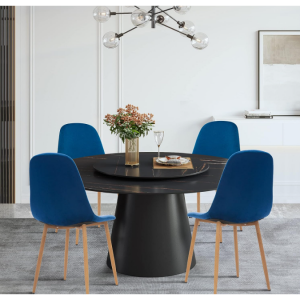 CangLong Dining Kitchen Velvet Cushion Seat, Set of 4, Blue @ Amazon