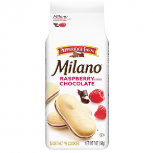 Pepperidge Farm Milano Cookies, Raspberry Chocolate, 7 oz. Bag @ Amazon