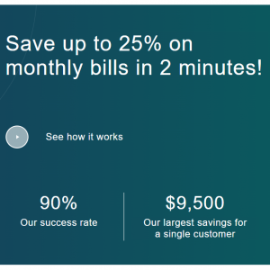 Save up to 25% on monthly bills in 2 minutes! @ Billshark