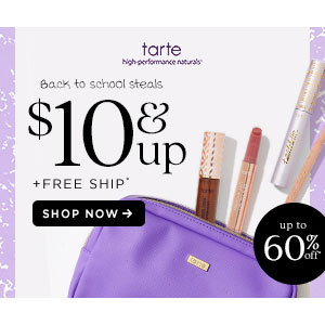 Back To School Steals From $10 @ Tarte Cosmetics