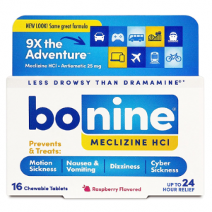 Bonine Non-Drowsy Motion Sickness Relief - Chewable Tablets - 16 Chewable Tablet @ Amazon