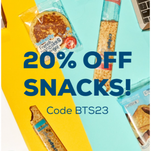 Back to School Sale : 20% Off Snacks @ Bakerly