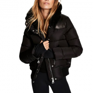 Sam Sawyer Shearling-Embellished Down Jacket