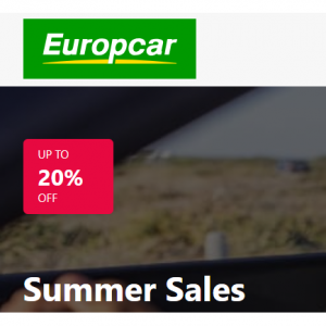 Europcar US & Canada - 夏季租車特價，低至8折