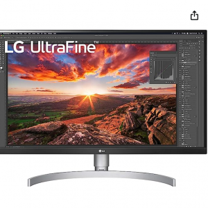 21% off LG UltraFine UHD 27-Inch 4K UHD 2160p Computer Monitor 27UN850-W @Amazon