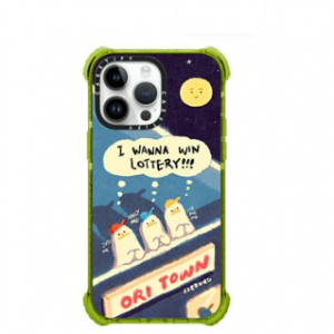 iPhone 14 Pro Max 手機殼 - I WANNA WIN LOTTERY!!!字樣