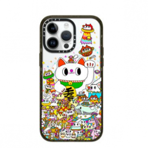 iPhone 14 Pro Max 手機殼：招財貓圖案