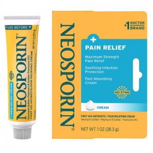 Neosporin + Pain Relief Dual Action Cream, 1 Oz @ Amazon