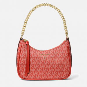 MICHAEL Michael Kors Jet Set Charm Coated-Canvas Pouchette