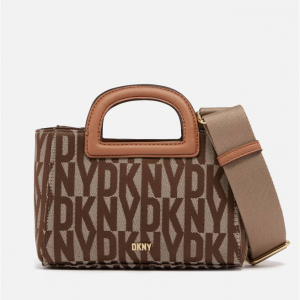 DKNY Drew Logo-Jacquard Cross Body Bag