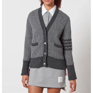 Thom Browne Pointelle-Knit 女士开衫