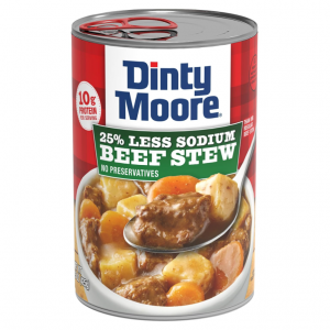 DINTY MOORE Beef Stew, 25% Less Sodium, 15 oz. can (12-pack) @ Amazon