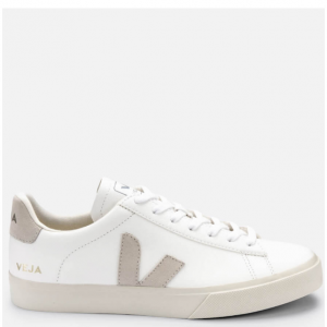 Veja Women's Campo Chrome Free Leather Trainers - Extra White/Natural