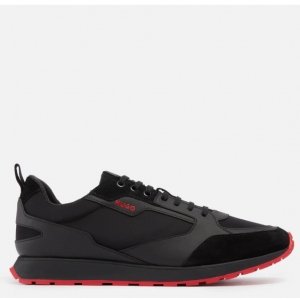 HUGO Icelin Leather, Neoprene and Suede Trainers