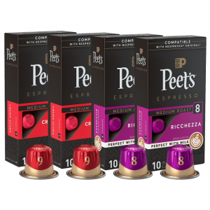 Peet's Coffee 4种口味意式浓缩咖啡胶囊 40颗 @ Amazon