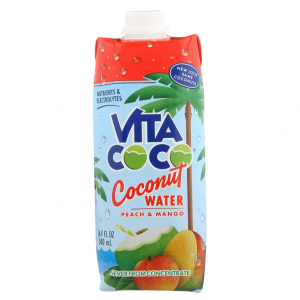 Vita Coco 椰子水 桃子芒果口味 17oz 大瓶装 12瓶 @ Amazon