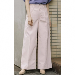 Munich (ミューニック) オーガニックコットンドビーワイドパンツ