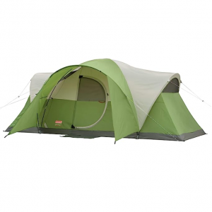 Coleman Montana 8 Person Camping Tent with Included Rainfly, Carry Bag, and Spacious Interior