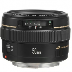 $50 off Canon 50mm Lens f/1.4 EF USM Standard Telephoto Lens @Focus Camera