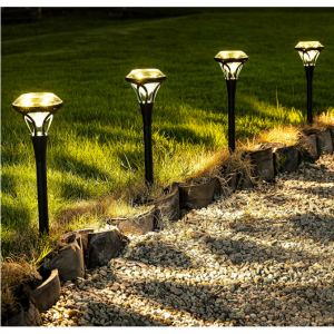 SOLPEX 庭院戶外鑽石造型太陽能路燈 6件裝 @ Amazon