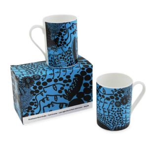 草間彌生：Late Night Chat マグカップ 2個セット