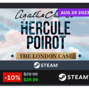 10% off Agatha Christie - Hercule Poirot: The London Case @Green Man Gaming