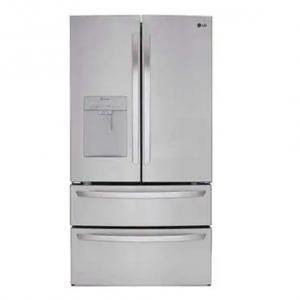 史低价：LG 不锈钢法式门冰箱 29 cu. ft. 带超薄设计饮水机 @ Costco