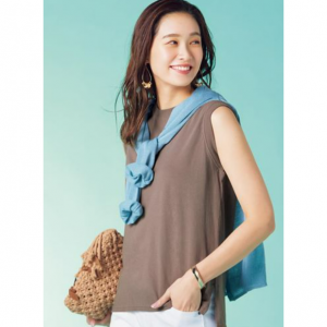 マルチに活躍するタンクトップ(綿100%・洗濯機OK)