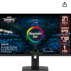 18% off MSI G274QPF-QD, 27" Gaming Monitor @Amazon