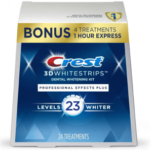 Crest 3D Whitestrips, Professional Effects Plus, Teeth Whitening Strip Kit, 48 Strips @ Amazon