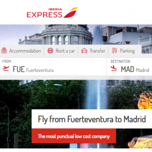 Europe Flights sale @Iberia Express 