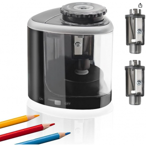 Sonuimy Battery Pencil sharpeners for #2 No.2 HB Pencils (6-8mm) @ Amazon