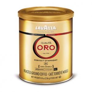 Lavazza Qualita Oro Ground Coffee Blend, Medium Roast, 8.8 Oz (Pack of 6) @ Amazon