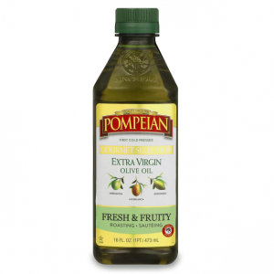 Pompeian Gourmet Selection Extra Virgin Olive Oil, First Cold Pressed, 16 FL. OZ. @ Amazon